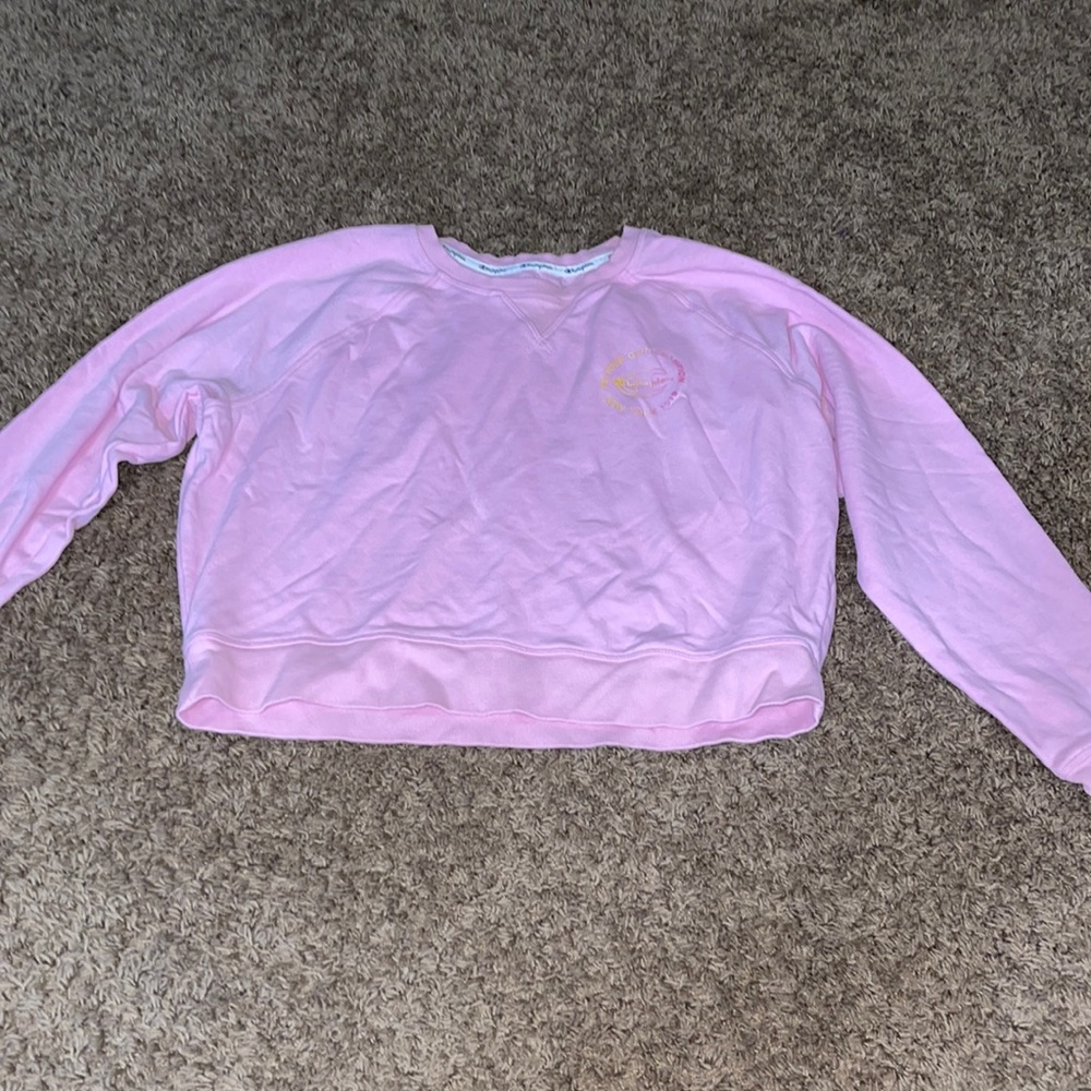 XL Woman’s cropped Champion Sweater